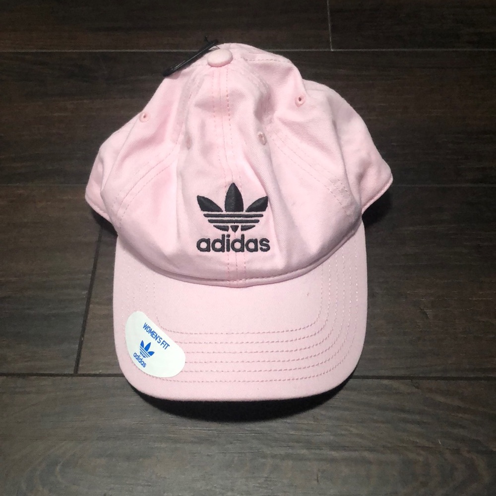 Women’s baby pink adidas hat